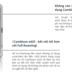 Thiết Bị WiFi Outdoor Cambium E425