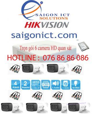 6 camera giá rẻ HIKVISION
