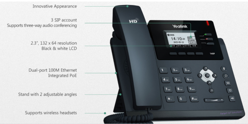 ĐIỆN THOẠI IP PHONE YEALINK SIP-T40P