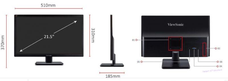 Màn hình ViewSonic 22” TD2223