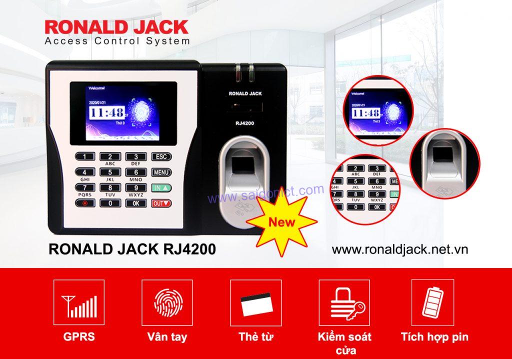 Máy chấm công Ronald Jack RJ4200 Máy chấm công Ronald Jack RJ4200