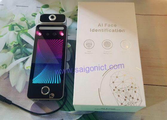 Thiết bị kiểm soát ra vào, đo thân nhiệt nhân dạng khuôn mặt Ronald Jack AI09TF
