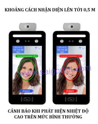Thiết bị kiểm soát truy cập và đo thân nhiệt AI08T