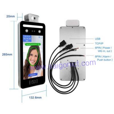Thiết bị kiểm soát truy cập và đo thân nhiệt AI08T