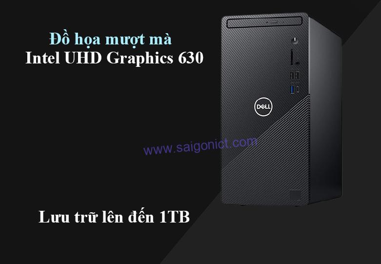 Máy Bộ Dell Inspiron 3881 i3-10100 - RAM 8G - 1TB 7200RPM - Giá rẻ