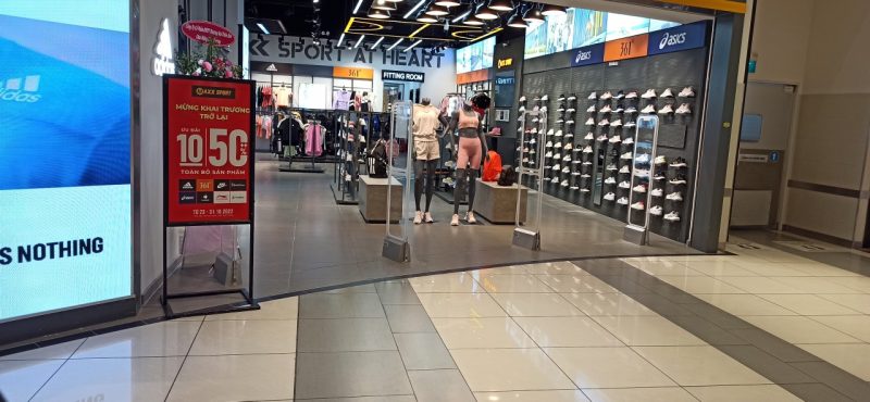 Cổng từ an ninh shop bán hàng