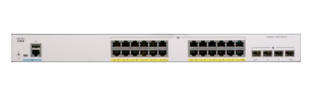 Thiết bị Switch Cisco SB Catalyst 1000 24port GE, Full POE, 4x1G SFP