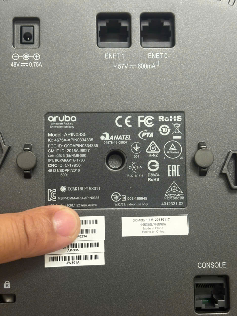 Thiết bị mạng WiFi Aruba AP-335_2 Thiết bị mạng WiFi Aruba AP-335