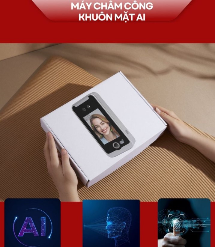 Máy Chấm Công Khuôn Mặt AI09F