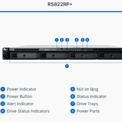 Thiết bị NAS Synology 4-Bay RS822+