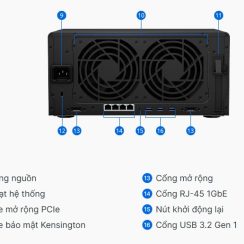 Thiết bị NAS Synology 8-bay DS1821+