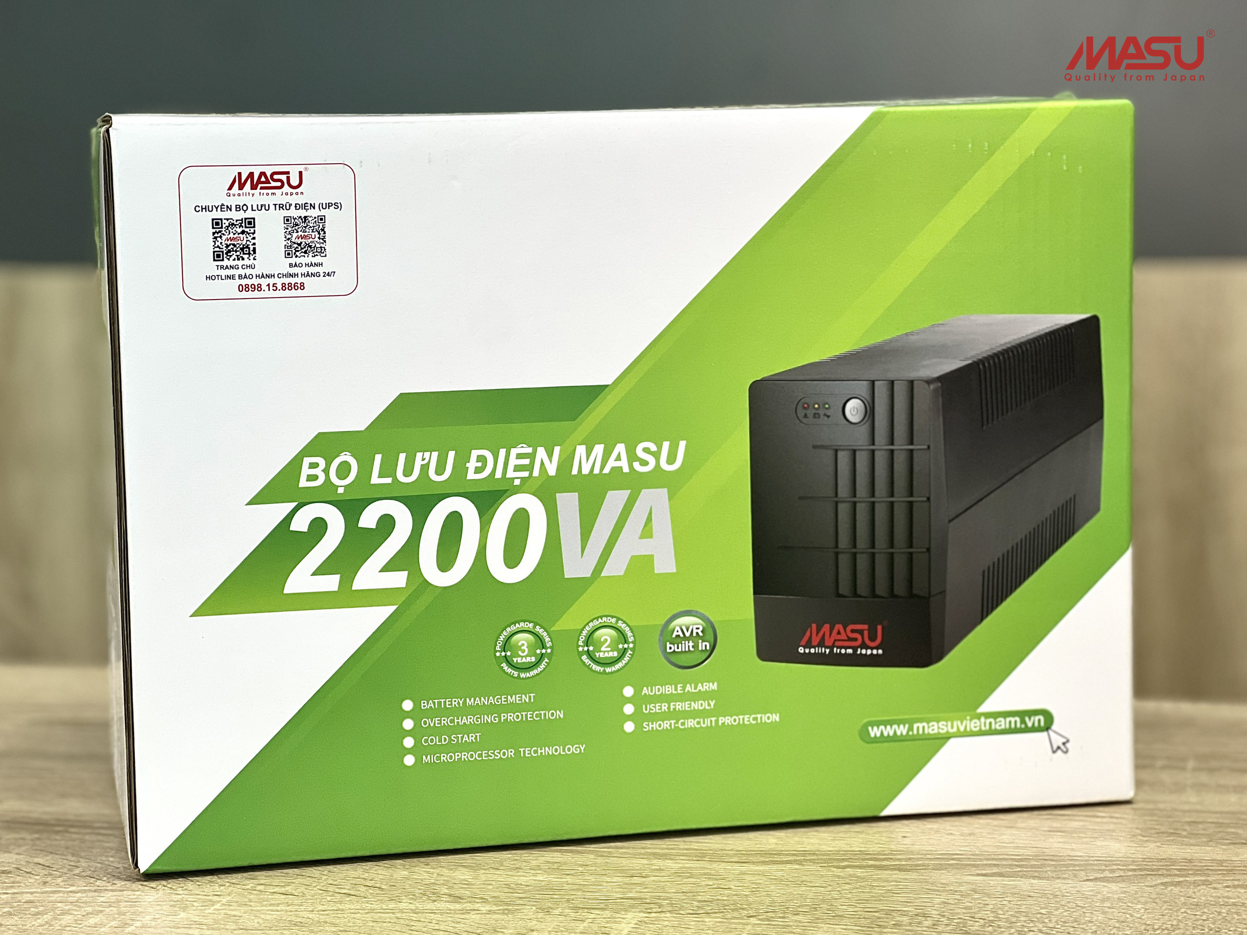 Bộ Lưu Điện UPS Masu MS - 2200VA_3 Bộ Lưu Điện UPS Masu MS-2200VA