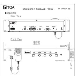 Bộ phát tin nhắn Toa FV-200EV-AS