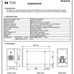 Hệ Loa vệ tinh Toa BS-301