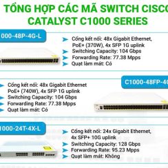 Thiết bị mạng Switch Cisco C1000-48P-4G-L
