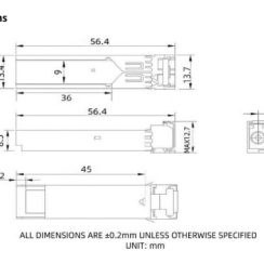Module Quang Raymark Singlemode LC RM-SFP-LX2