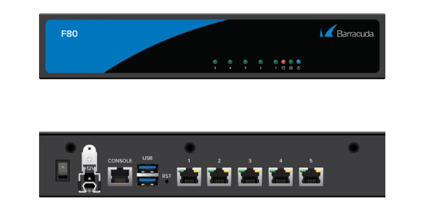 Thiết bị Firewall Barracuda CloudGen F80B Thiết bị Firewall Barracuda CloudGen F80B