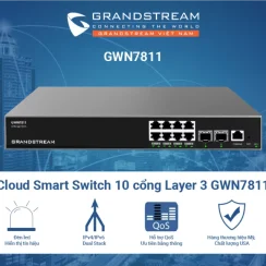Thiết bị Switch L3 Grandstream GWN7811